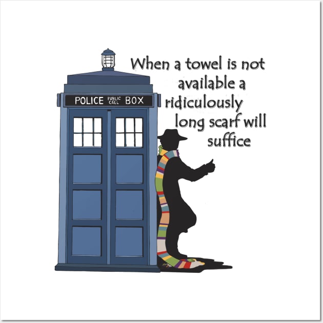 the Hitchhiking Doctor Wall Art by DMBarnham